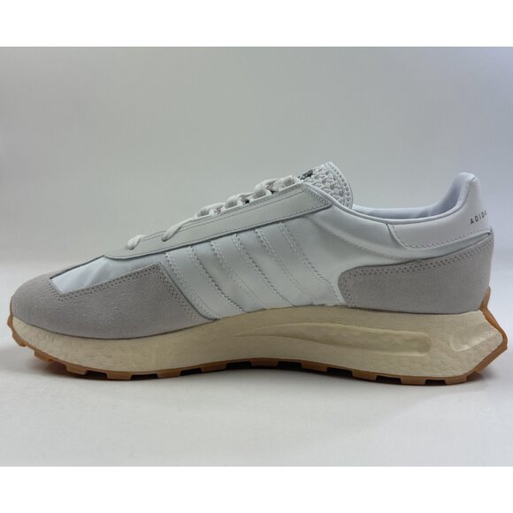 Adidas Retropy E5 Mens White Gray Gum Boost Shoes Sneakers Athletic H03075 - Picture 3 of 12